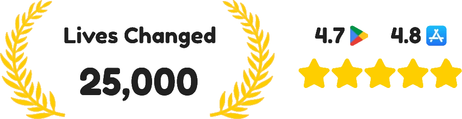 10 thousand happy users, 4.7 and 4.8 stars