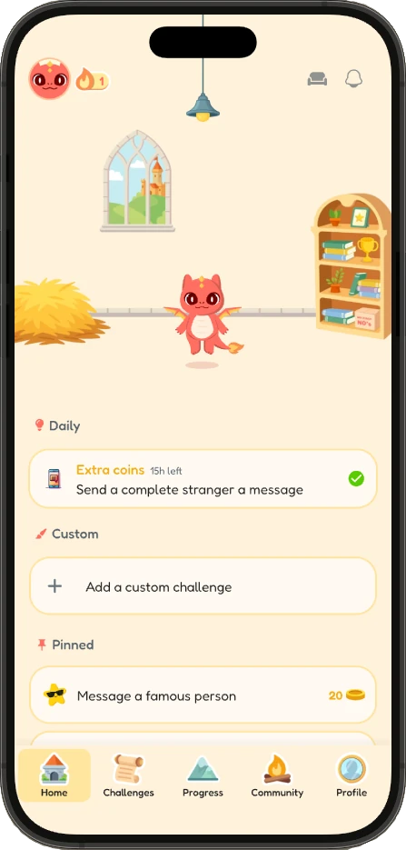 Two Iphones showing Rejecto in action