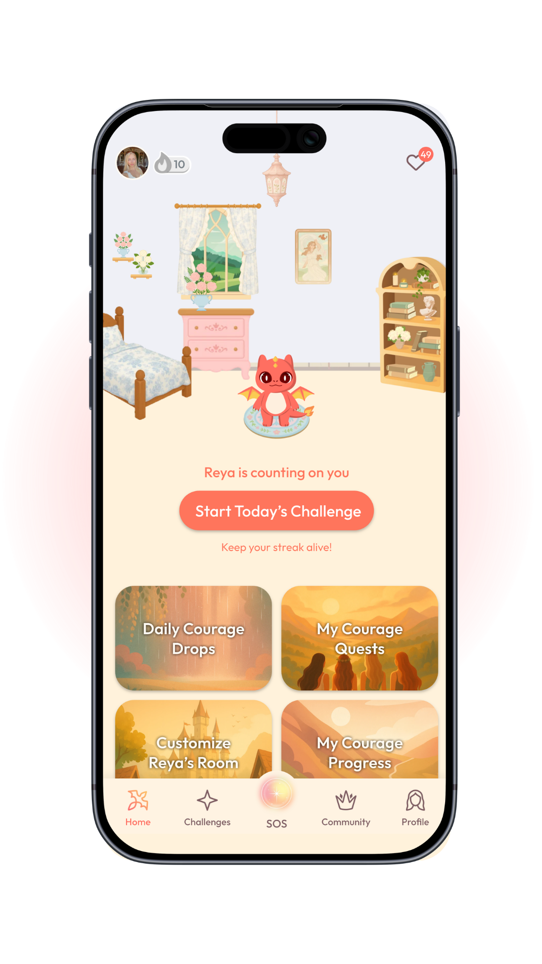 Two Iphones showing Rejecto in action